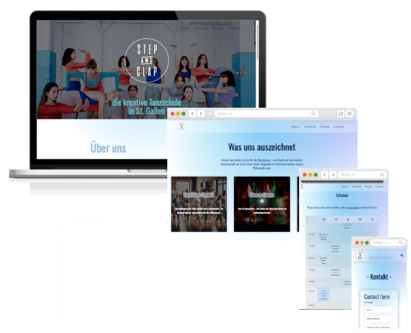 Landing Page preview