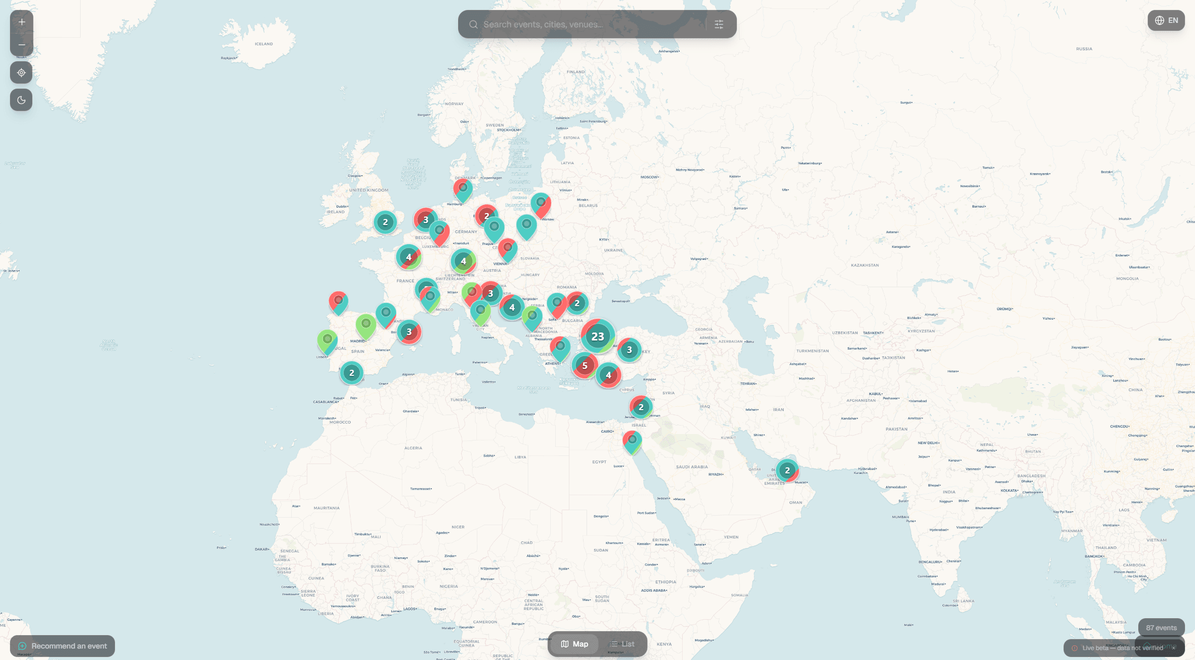 SalsaBachata.events preview